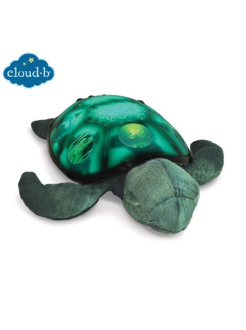 Детска прожекционна нощна лампа Cloud B Морска Костенурка 7333, Син