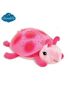   Детска прожекционна нощна лампа Cloud B, Калинка розова, 7353