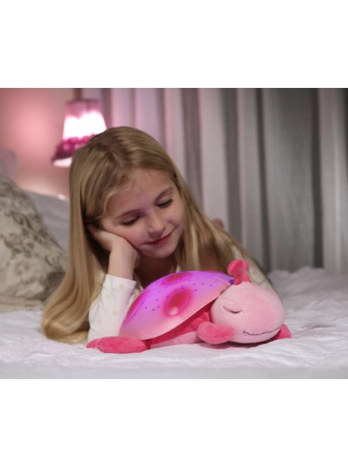 Детска прожекционна нощна лампа Cloud B, Калинка розова, 7353