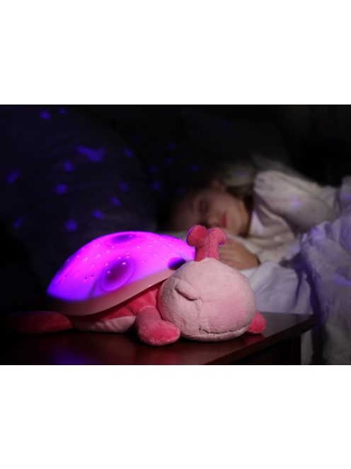 Детска прожекционна нощна лампа Cloud B, Калинка розова, 7353