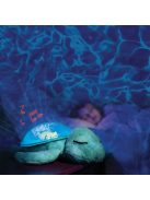 Нощна музикална-прожекционна лампа Cloud B, КОСТЕНУРКА Tranquil Turtle, Син