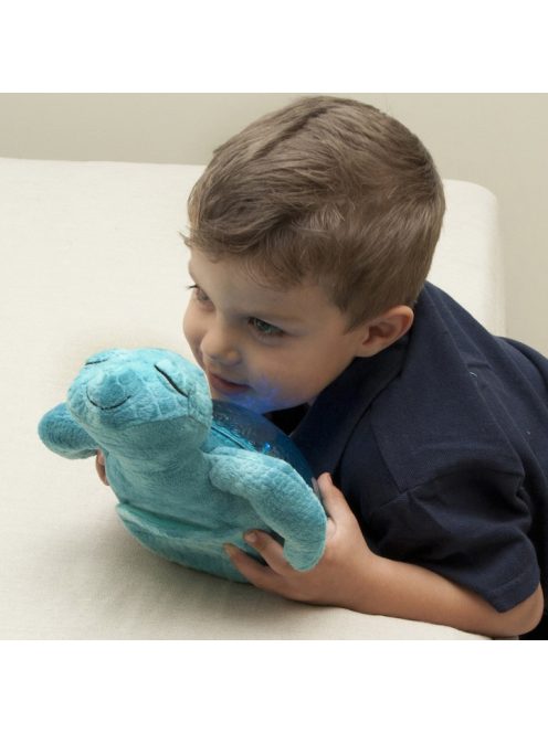 Нощна музикална-прожекционна лампа Cloud B, КОСТЕНУРКА Tranquil Turtle, Син