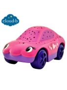 Детска прожекционна нощна лампа Cloud B Кола, Розова