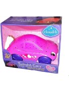 Детска прожекционна нощна лампа Cloud B Кола, Розова