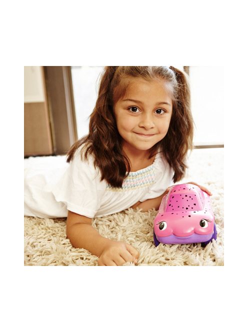 Детска прожекционна нощна лампа Cloud B Кола, Розова