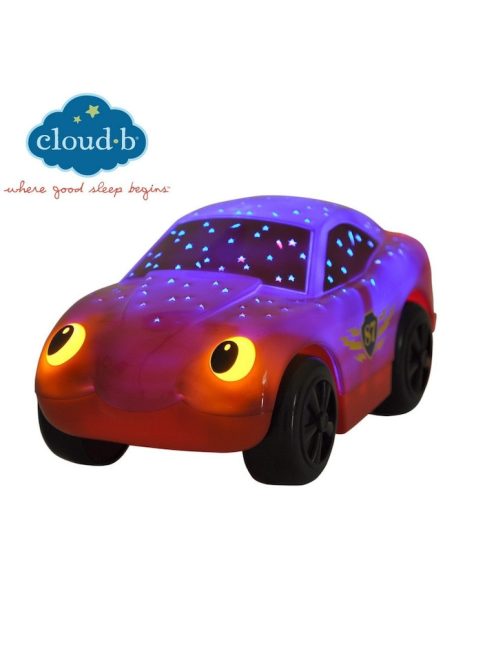 Детска прожекционна нощна лампа Cloud B Кола, Червена