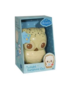   Нощна прожекционна лампа БУХАЛ за детска стая от CloudB Twilight Sunshine Owl, classic