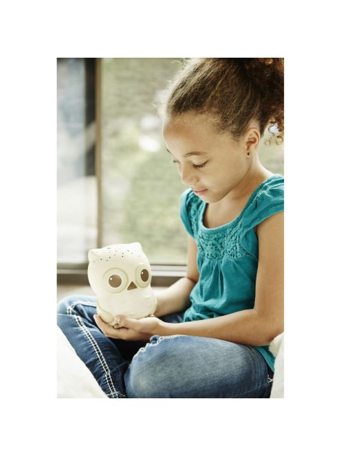 Нощна прожекционна лампа БУХАЛ за детска стая от CloudB Twilight Sunshine Owl, classic