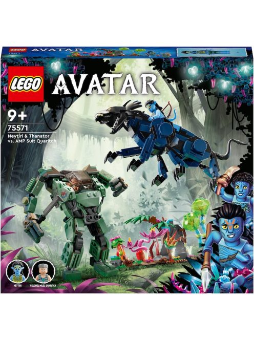 LEGO Avatar Нейтири и Танатор срещу Куорич, Neytiri & Thanator vs. AMP Suit Quaritch, 75571