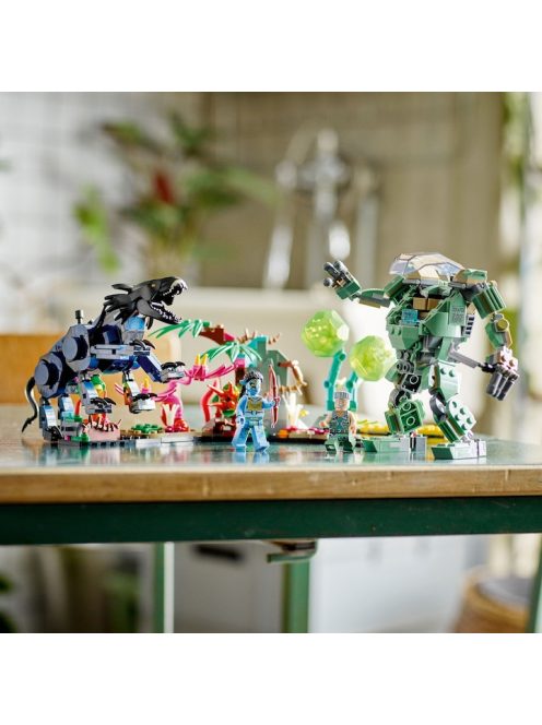 LEGO Avatar Нейтири и Танатор срещу Куорич, Neytiri & Thanator vs. AMP Suit Quaritch, 75571