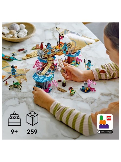 LEGO Avatar Дом на Меткейна в рифа, Metkayina Reef Home, 75578