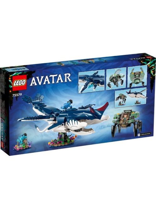 LEGO Avatar Тулкунът Паякан и подводница-рак, Payakan the Tulkun & Crabsuit, 75579