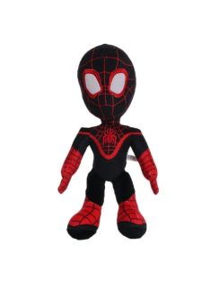   Плюшена играчка Disney Marvel, Avengers Spider-man, 30cm, Черен, 3+ години