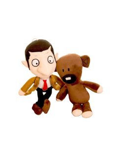   Комплект плюшени играчки Мистър Бийн и Теди, Mr. Bean and Teddy, 28-40 см, 3+ години