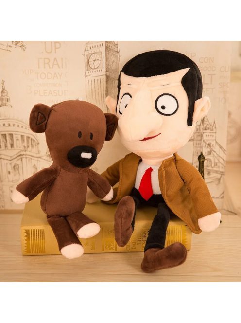 Комплект плюшени играчки Мистър Бийн и Теди, Mr. Bean and Teddy, 28-40 см, 3+ години
