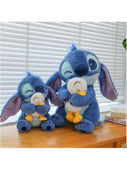 Плюшена играчка Disney Stitch with friend, С пате, 30 см., 3+ години