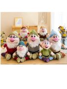 Комплект плюшени играчки 7-те Джуджета (Снежанка), Snow White and the Seven Dwarfs plush toys, 22 см., 3+ години