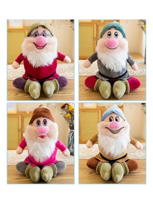 Комплект плюшени играчки 7-те Джуджета (Снежанка), Snow White and the Seven Dwarfs plush toys, 22 см., 3+ години