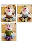 Комплект плюшени играчки 7-те Джуджета (Снежанка), Snow White and the Seven Dwarfs plush toys, 22 см., 3+ години
