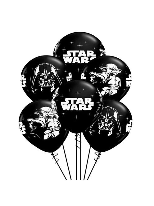 Комплект балони (12ч) Междузвездни войни, Латекс, Disney Star Wars balloon set, 30 cm