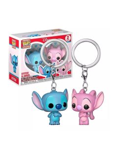   Ключодържател с 2 фигурки Funko Pocket POP Disney, Lilo & Stitch with Angel, 3+ години
