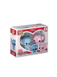   Ключодържател с 2 фигурки Funko Pocket POP Disney, Lilo & Stitch with Angel, 3+ години