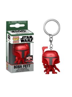   Ключодържател с фигурка Funko Pocket Pop Star Wars, Boba Fett, 4 cm, Червен