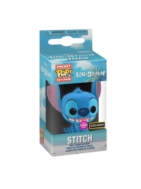 Ключодържател с фигурка Funko Pocket Pop Disney, Lilo & Stitch Stitch sitting, 3+ години