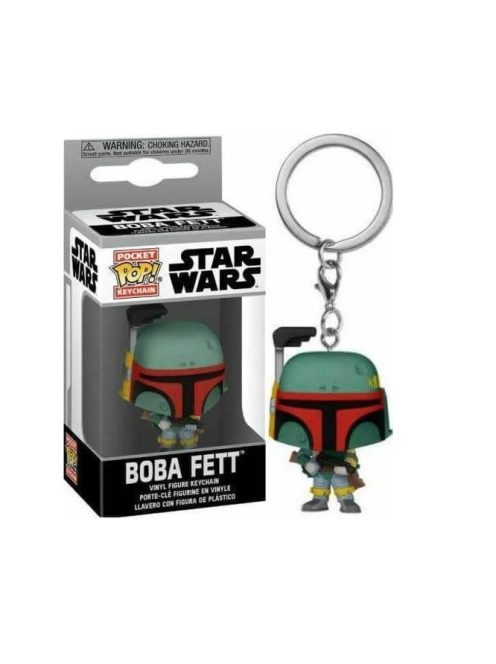 Ключодържател с фигурка Funko Pocket POP Star Wars, Boba Fett, 5 cm