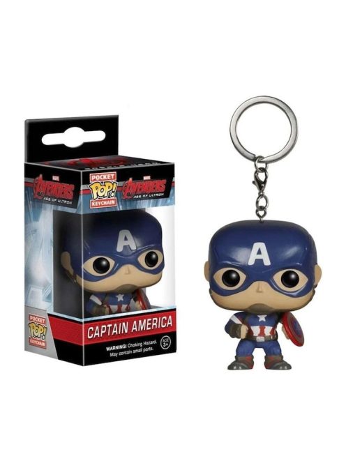 Ключодържател с фигурка Funko Pocket Pop, Marvel Captain America, 5cm
