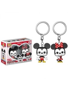   Ключодържател с 2 фигурки Funko Pocket POP Disney, Mickey and Minnie Mouse, 3+ години