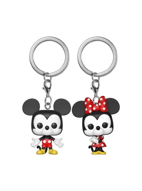 Ключодържател с 2 фигурки Funko Pocket POP Disney, Mickey and Minnie Mouse, 3+ години