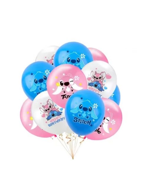 Комплект  балони (12ч) Стич, Латекс, Disney Lilo and Stitch baby balloon set, 30 cm