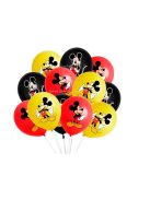 Комплект  балони (12ч) Мики Маус, Латекс, Disney  Mickie Mouse balloon set, 30 cm