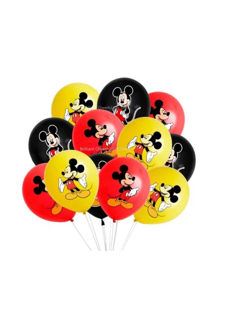 Комплект  балони (12ч) Мики Маус, Латекс, Disney  Mickie Mouse balloon set, 30 cm