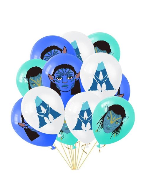 Комплект балони (12ч) Аватар, Латекс, Disney Avatar balloon set, 30 cm
