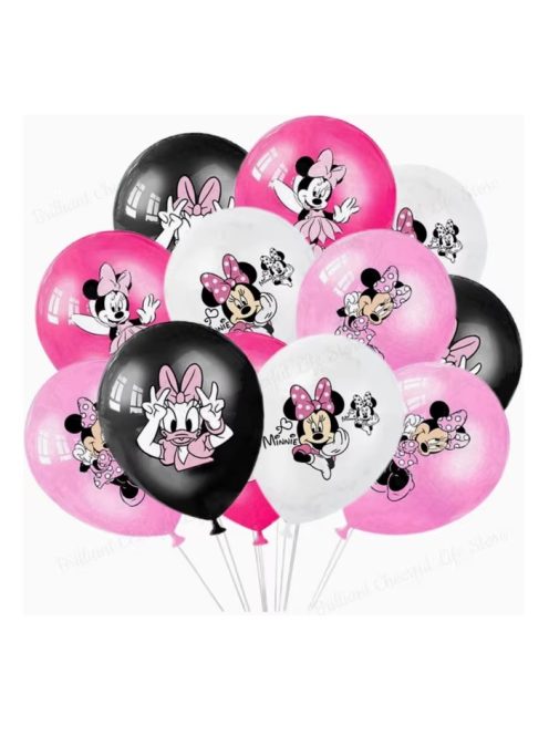 Комплект балони (12ч) Мини Маус, Латекс, Disney Minnie Mouse balloon set, 30 cm