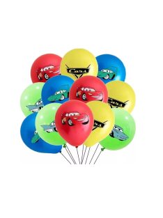   Комплект балони (12ч) Колите, Латекс, Disney Cars balloon set, 30 cm
