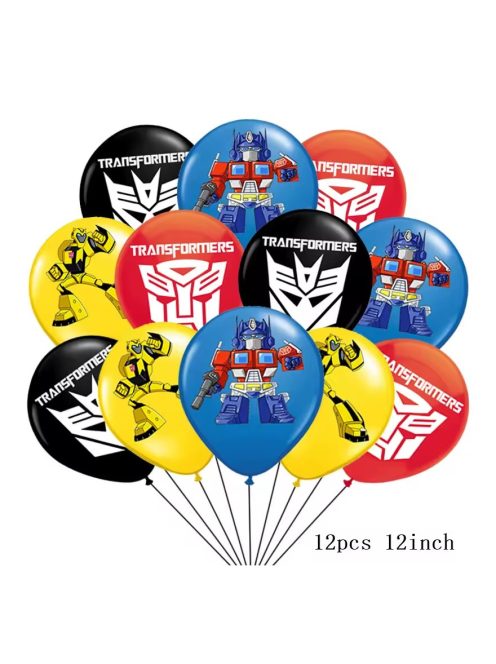 Комплект балони (12ч) Трансформърс, Латекс, Disney Transformers balloon set, 30 cm