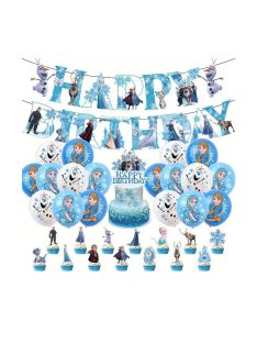   Комплект парти декорация Замръзналото Кралство - Елза (34ч.), Party set Frozen Elsa