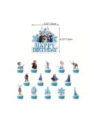 Комплект парти декорация Замръзналото Кралство - Елза (34ч.), Party set Frozen Elsa