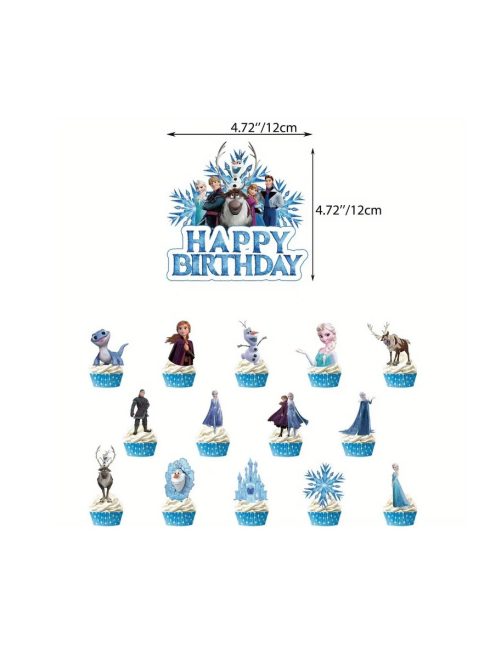 Комплект парти декорация Замръзналото Кралство - Елза (34ч.), Party set Frozen Elsa