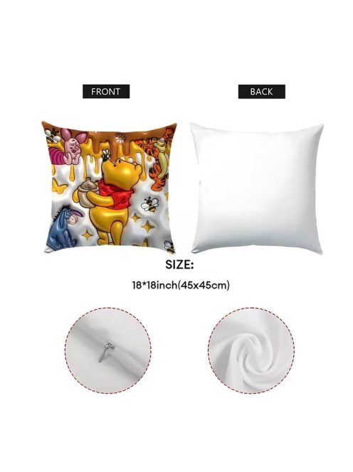 Калъфка за възглавница Мечо Пух, Winnie the Pooh Friends pillowcase 40x40cm