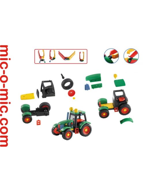 Конструктор Трактор малък Mic-o-Mic, кутия, Small Tractor, 089.010