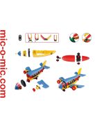 Конструктор Самолет голям Mic-o-Mic, Big Plane, 089.185