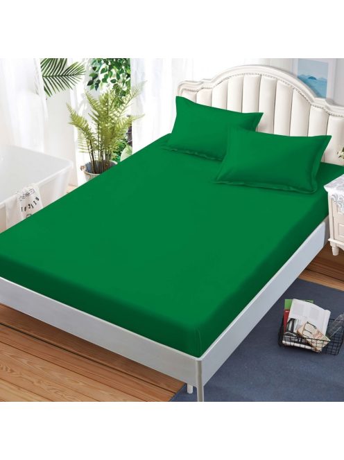 Долен чаршаф с 2 калъфки (размер 160/180x200), 3 части , 15574, Зелен