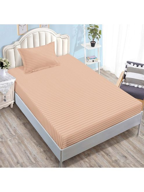 Долен чаршаф с ластик и калъфка (размер 80/90x200), 2 части , 17778, Кайсия