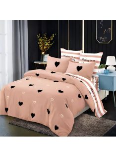   Двулицево спално бельо с ластик Сърчица, 6 части, 18483. 200 x 230 см, Беж