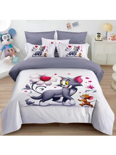   Детски спален комплект Том и Джери 3D (Реална визия), 6 части, Disney Toma and Jerry bedding set, 200x230cm