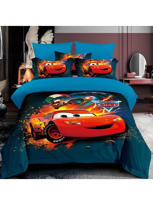 Детски спален комплект Колите 3D (Реална визия), 6 части, Disney Cars bedding set, 200x230cm